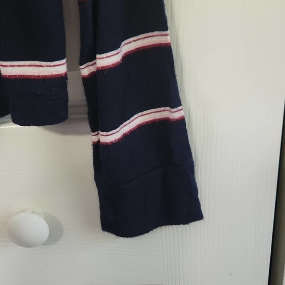 Aeropostale Women's Seriously Soft Tomboy Tee Size Med Long Sleeve Striped - Picture 4 of 8